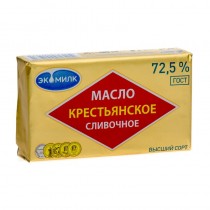 Масло сливочное Экомилк 72,5% 450г