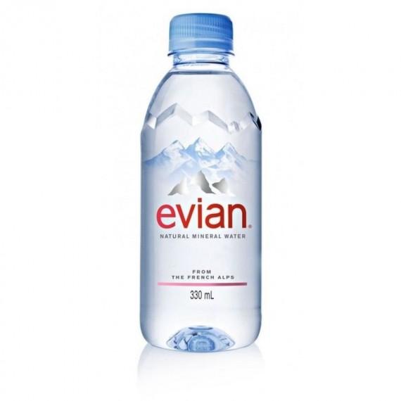 Вода Evian б/г пл/б 24х0.33л